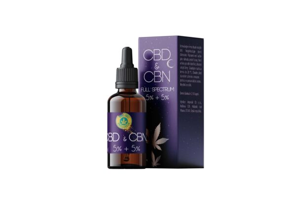 CBN kapky -CBD 5% +CBN 10%